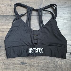 PINK Victoria's Secret Black Sports Bra